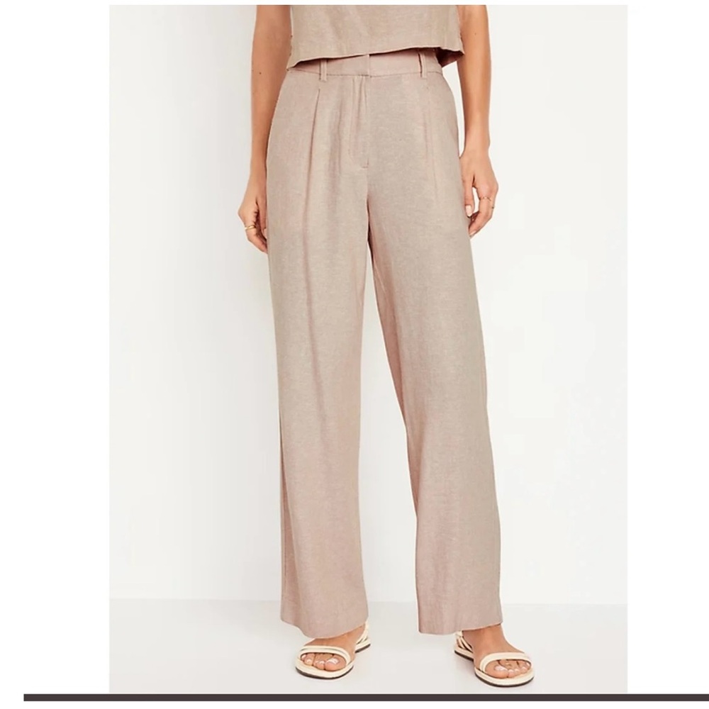 Old Navy Women's Taupe Wide-Leg Pants